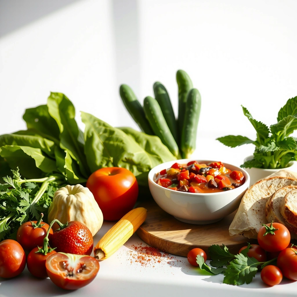 Frische gesunde Lebensmittel als Hintergrundbild